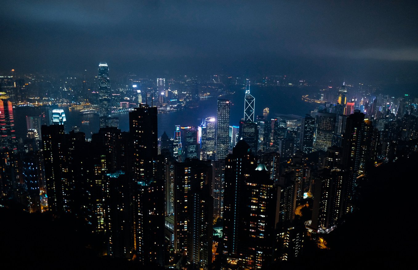 Aerial View of City Buildings